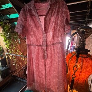 Floral Button-Up Dress